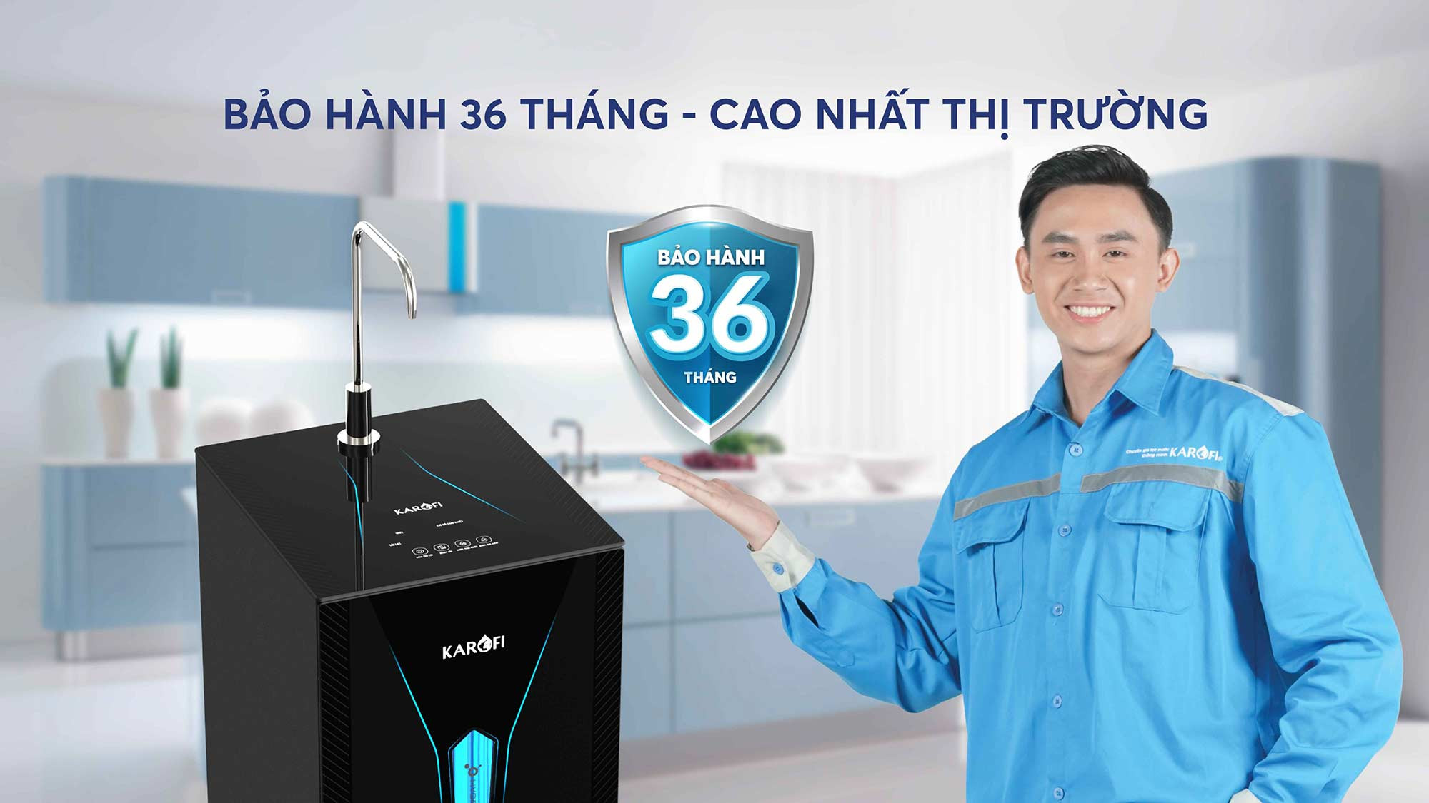 Máy lọc nước Hydro-ion kiềm Karofi KAE-S65 chính hãng Máy lọc nước Hydro-ion kiềm Karofi KAE-S65 - Điện Máy Plus