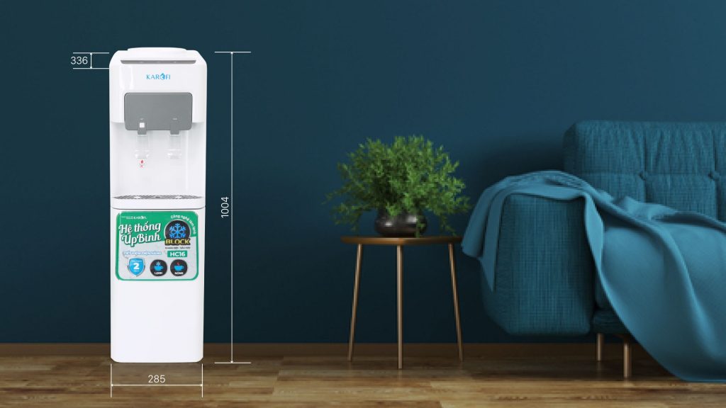 Cây nước nóng lạnh Karofi HC16 chính hãng Cây nước nóng lạnh Karofi HC16 - Điện Máy Plus