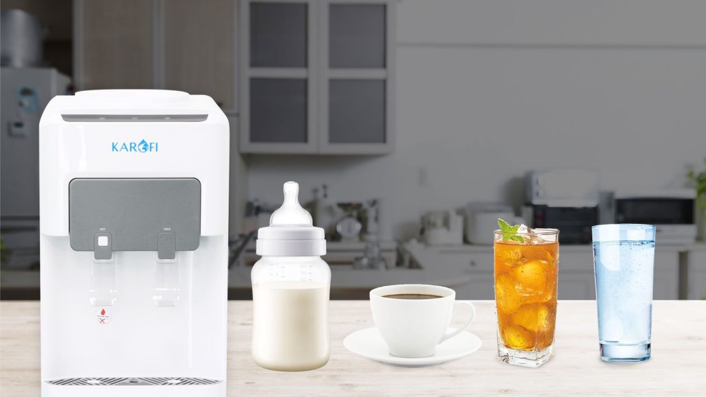 Cây nước nóng lạnh Karofi HC16 chính hãng Cây nước nóng lạnh Karofi HC16 - Điện Máy Plus