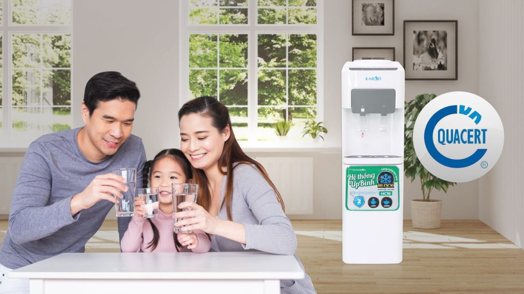 Cây nước nóng lạnh Karofi HC16 chính hãng Cây nước nóng lạnh Karofi HC16 - Điện Máy Plus