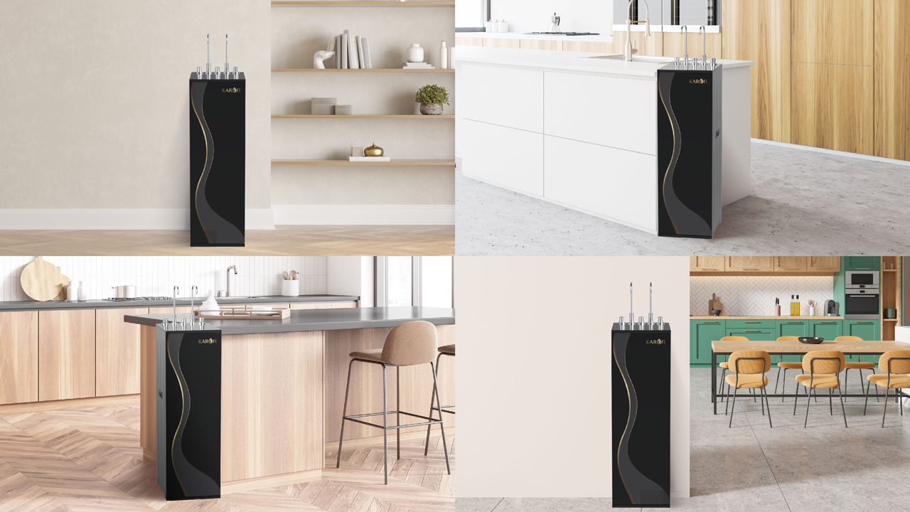 Máy lọc nước nóng lạnh Karofi KAD-D66S PRO – Hydrogen ion kiềm cao cấp – Mẫu mới 2025 - Điện Máy Plus