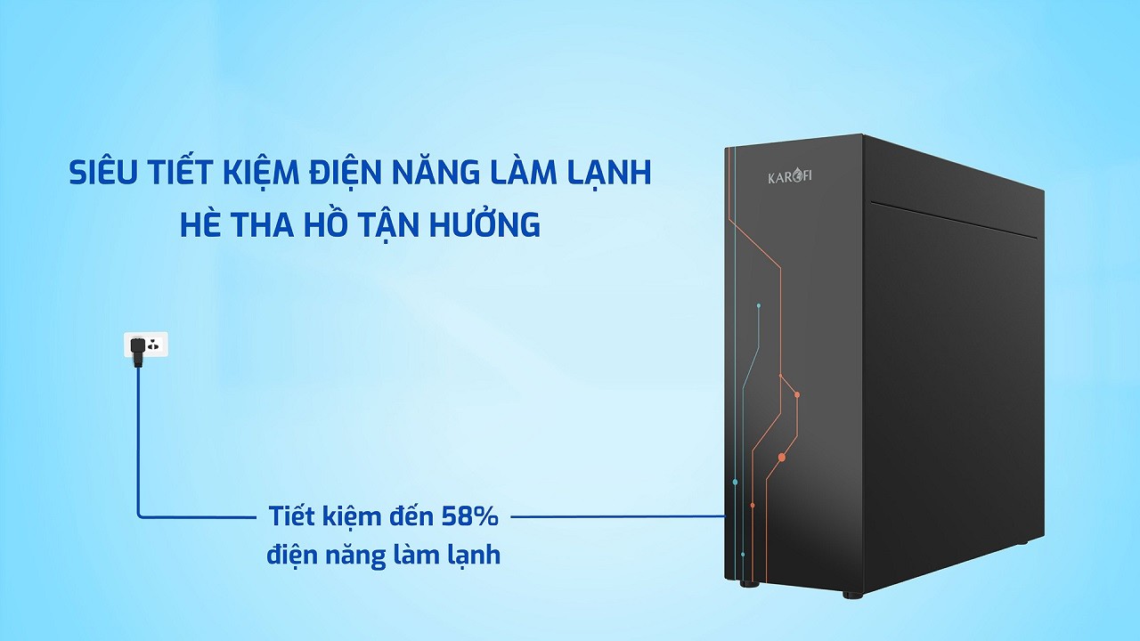 Máy làm nóng lạnh Karofi KAO-T90 chính hãng Máy làm nóng lạnh Karofi KAO-T90 - Điện Máy Plus