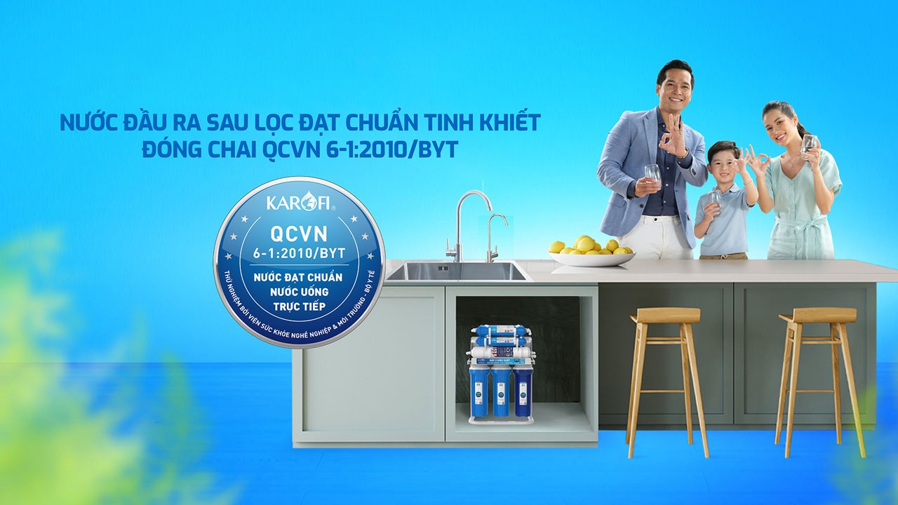 Máy lọc nước RO Karofi KHY-TN100 chính hãng Máy lọc nước RO Karofi KHY-TN100 - Điện Máy Plus