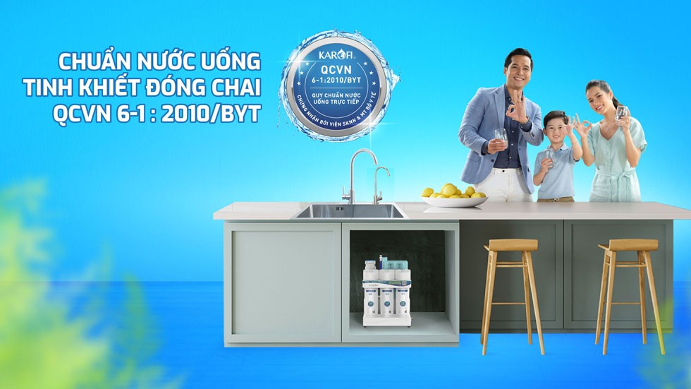 Máy lọc nước RO Karofi KAQ-U50K – 10 lõi chính hãng Máy lọc nước RO Karofi KAQ-U50K – 10 lõi - Điện Máy Plus