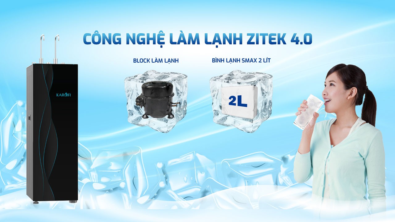 Máy lọc nước nóng lạnh Karofi KAD-X68 chính hãng Máy lọc nước nóng lạnh Karofi KAD-X68 - Điện Máy Plus