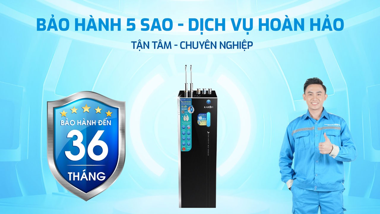 Máy lọc nước Hydro-ion kiềm nóng lạnh Karofi KAE-S688 chính hãng Máy lọc nước Hydro-ion kiềm nóng lạnh Karofi KAE-S688 - Điện Máy Plus