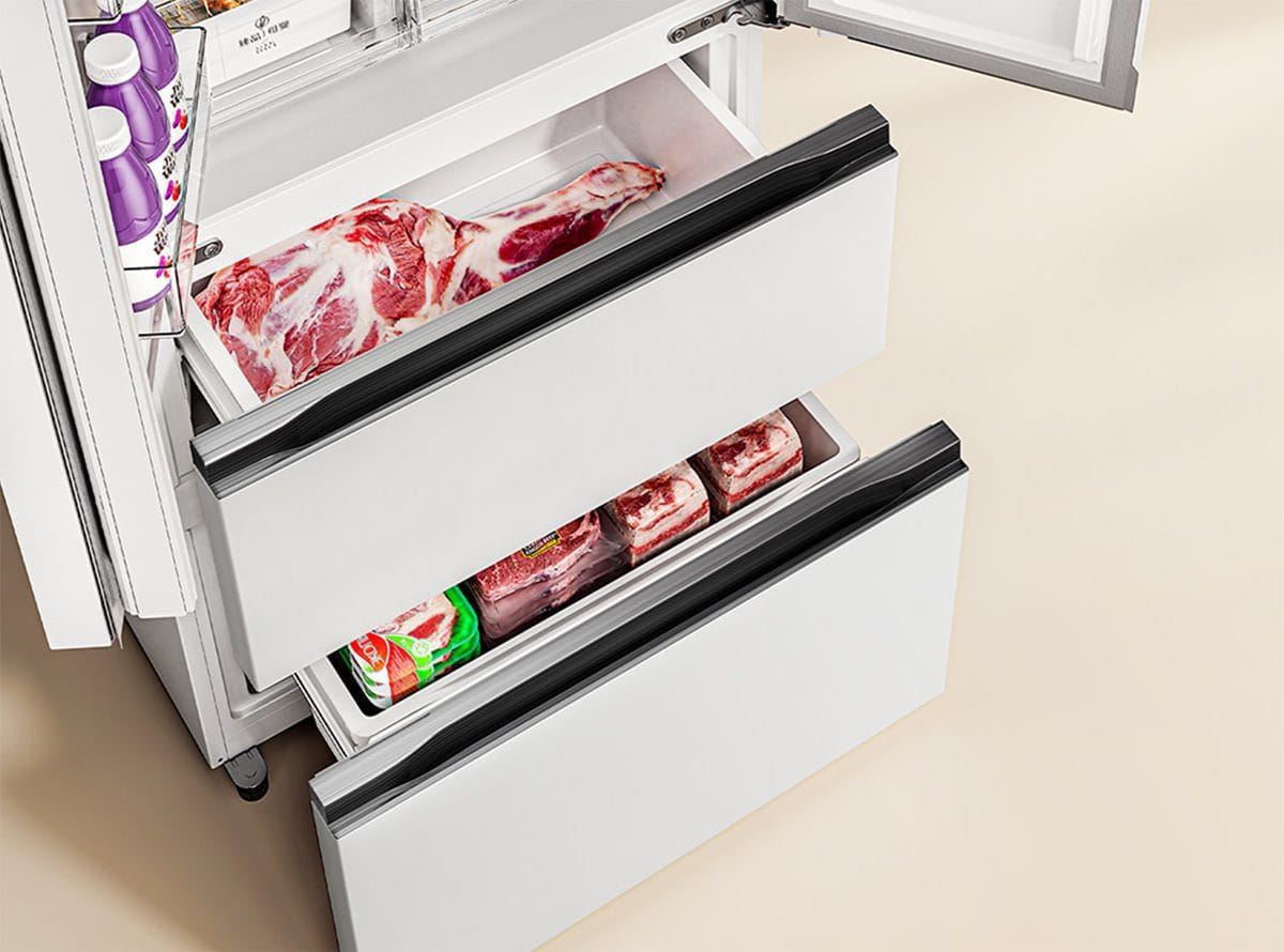 Tủ lạnh Xiaomi Mijia 439L kiểu Pháp, thiết kế mỏng, sức chứa lớn - Điện Máy Plus