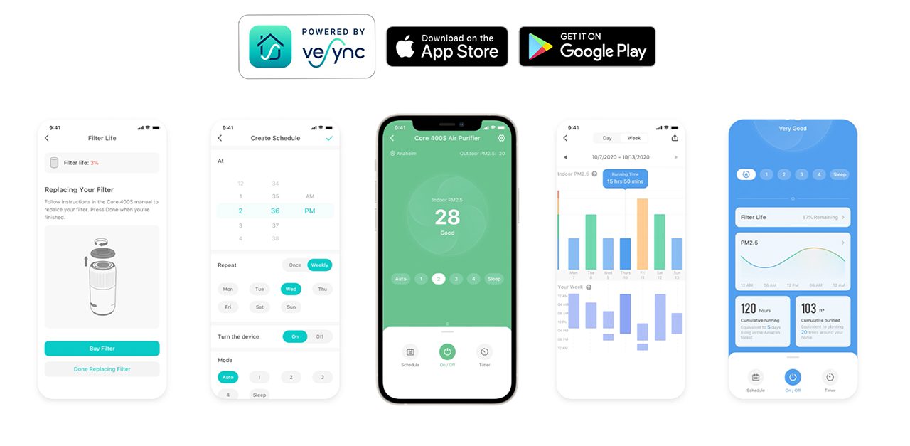 Levoit Core 300S máy lọc không khí diện tích 20 m² chính hãng Levoit Core 300S máy lọc không khí diện tích 20 m² - Điện Máy Plus