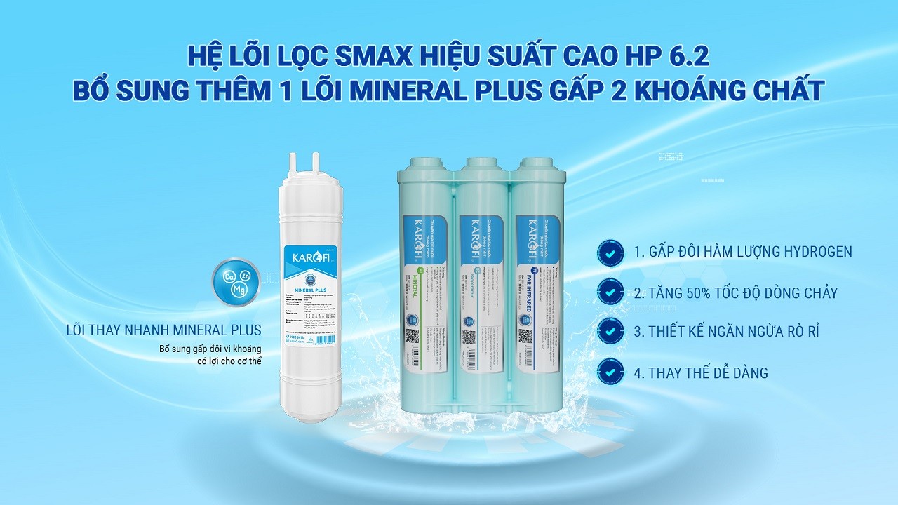 Máy lọc nước nóng lạnh Karofi KAD-X68 chính hãng Máy lọc nước nóng lạnh Karofi KAD-X68 - Điện Máy Plus