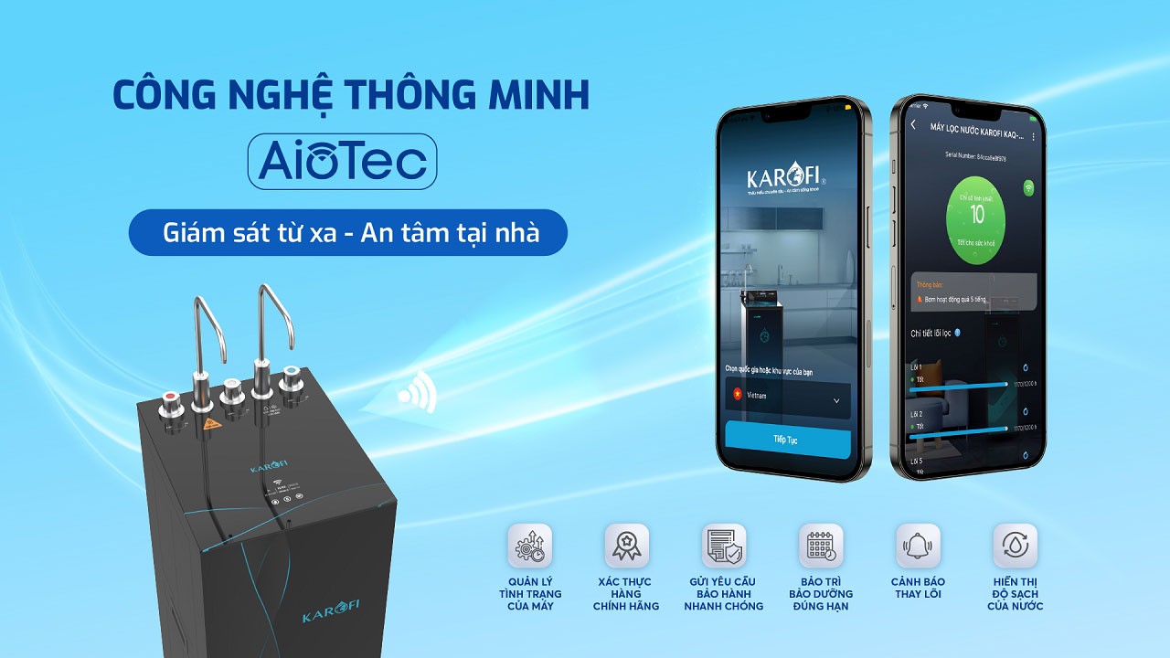 Máy lọc nước nóng lạnh Karofi KAD-X68 chính hãng Máy lọc nước nóng lạnh Karofi KAD-X68 - Điện Máy Plus
