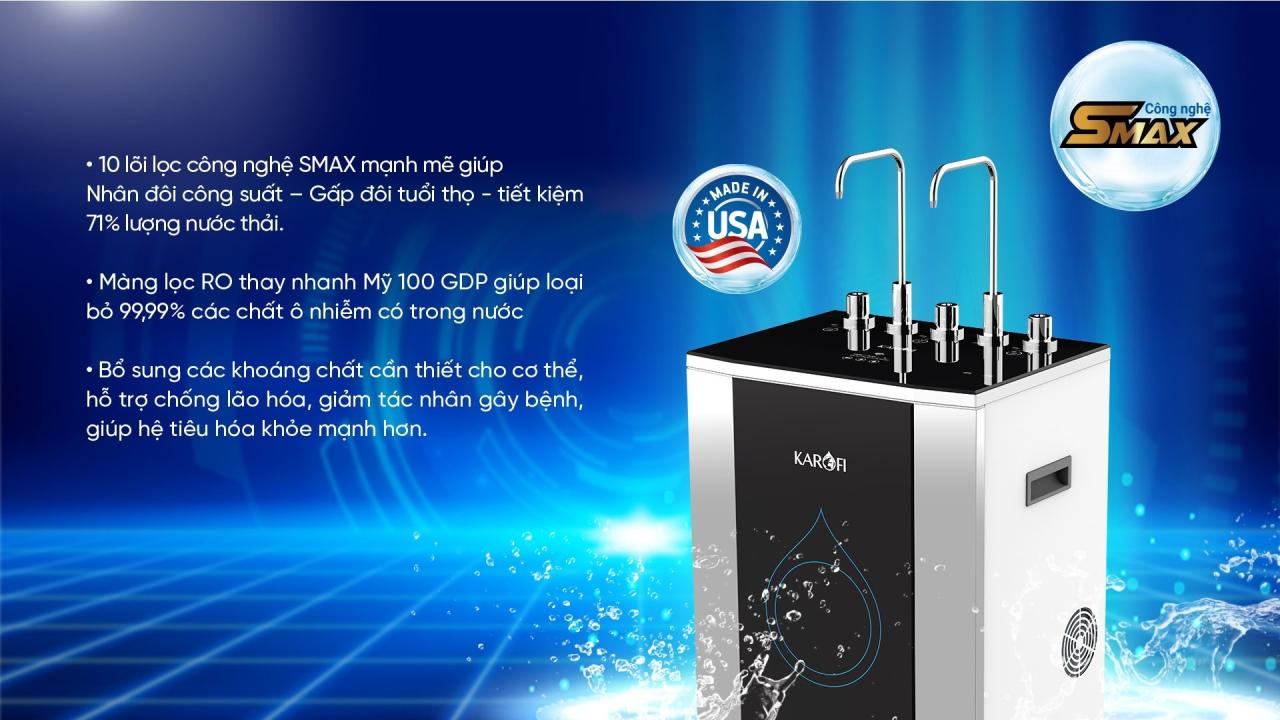 Máy lọc nước nóng lạnh Karofi KAD-D50 - Điện Máy Plus