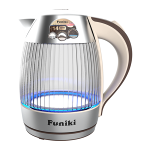 Ấm siêu tốc thủy tinh 1,8 lít Funiki HKT5252